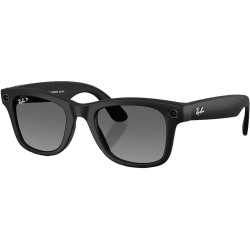 Ray-Ban | Meta Wayfarer [Gen 2] Large Matte Black Frame / Gradient Graphite Lenses (RW4012 601ST3 53-22)