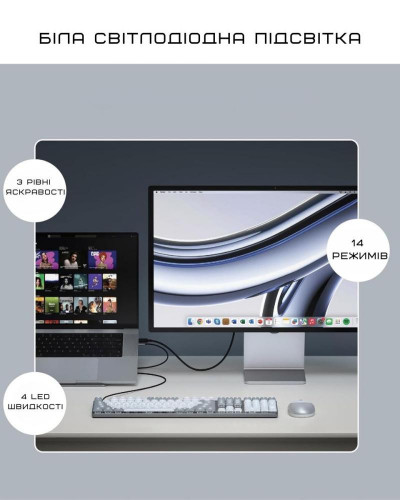 Клавіатура Satechi SM3 Slim Mechanical Backlit Bluetooth Keyboard Light (ST-KSM3LT-EN)