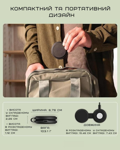 Satechi OntheGo™ 2-in-1 Charger Black