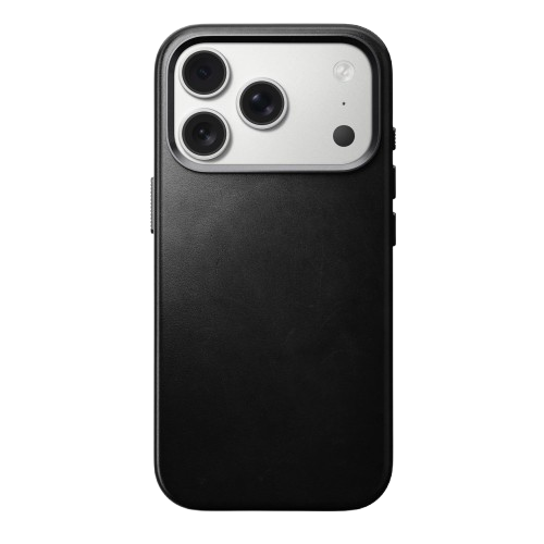 Чехол-накладка (кожаный) Apple iPhone 17 Pro NOMAD Horween® Traditional Leather Case Black