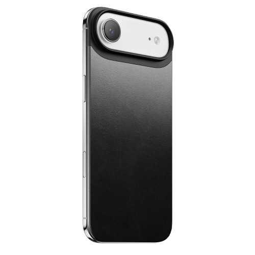 Чохол-накладка (шкіряний) Apple iPhone Air NOMAD Magnetic Leather Back Black