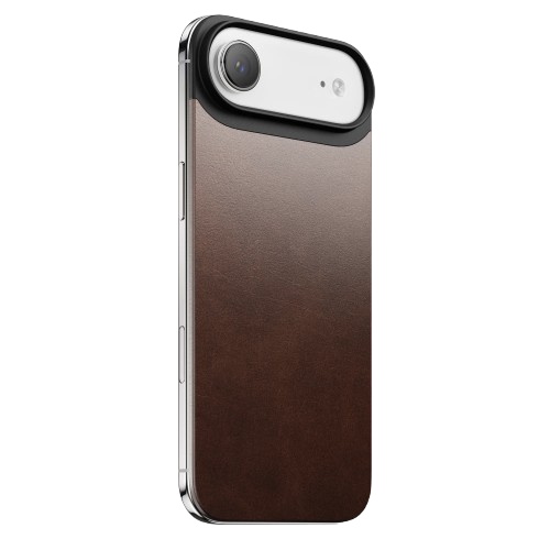Чохол-накладка (шкіряний) Apple iPhone Air NOMAD Magnetic Leather Back Rustic Brown