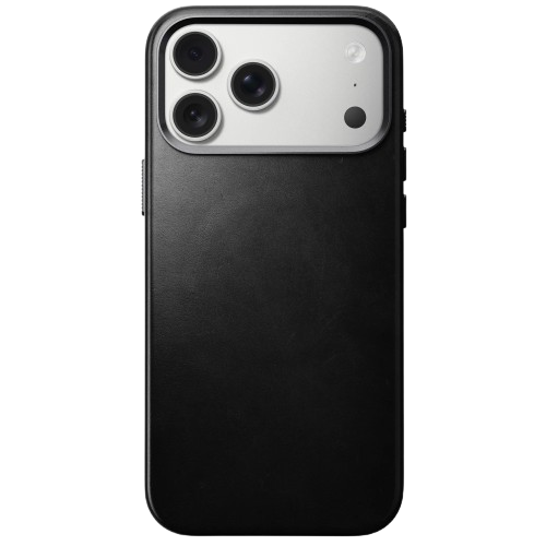 Чохол-накладка (шкіряний) Apple iPhone 17 Pro Max NOMAD Magnetic Leather Back Black
