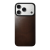 Чохол-накладка (шкіряний) Apple iPhone 17 Pro Max NOMAD Magnetic Leather Back Rustic Brown