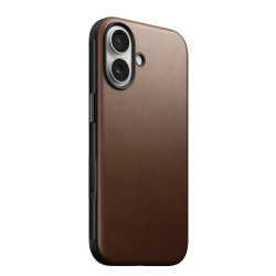 Чохол-накладка (шкіряний) Apple iPhone 17 NOMAD Modern Leather Case Brown
