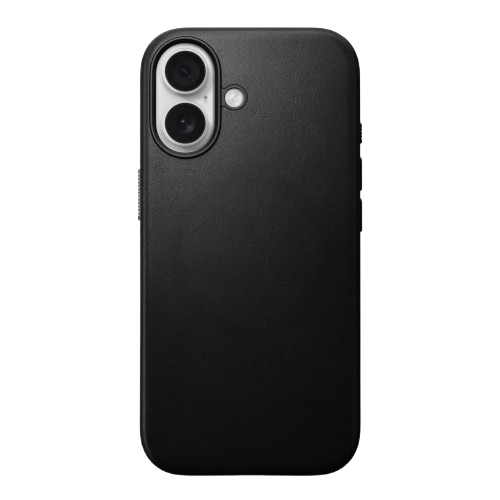 Чохол-накладка (шкіряний) Apple iPhone 17 NOMAD Modern Leather Case Black