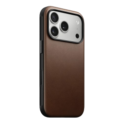 Чохол-накладка (шкіряний) Apple iPhone 17 Pro NOMAD Modern Leather Case Brown