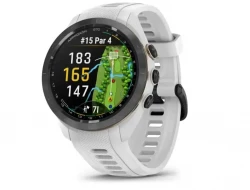 Garmin Approach S70 42mm B. Ceramic Bezel with White S. Band (010-02746-00/10)