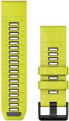 Garmin QuickFit 26 Watch Bands Silicone - Amp Yellow/Graphite (010-13393-08)