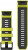 Garmin QuickFit 26 Watch Bands Silicone - Amp Yellow/Graphite (010-13393-08)