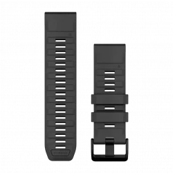Garmin QuickFit 26 Watch Bands Silicone - Graphite (010-13393-07)
