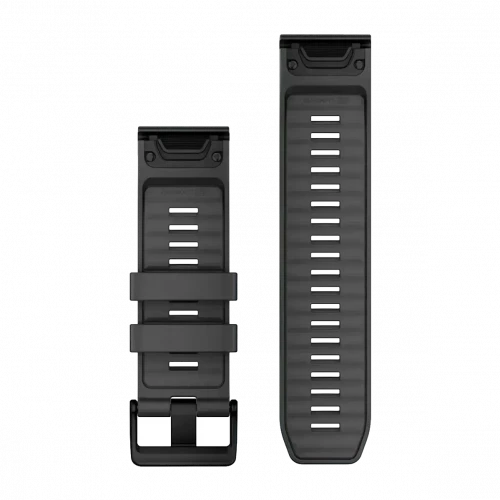 Garmin QuickFit 26 Watch Bands Silicone - Graphite (010-13393-07)