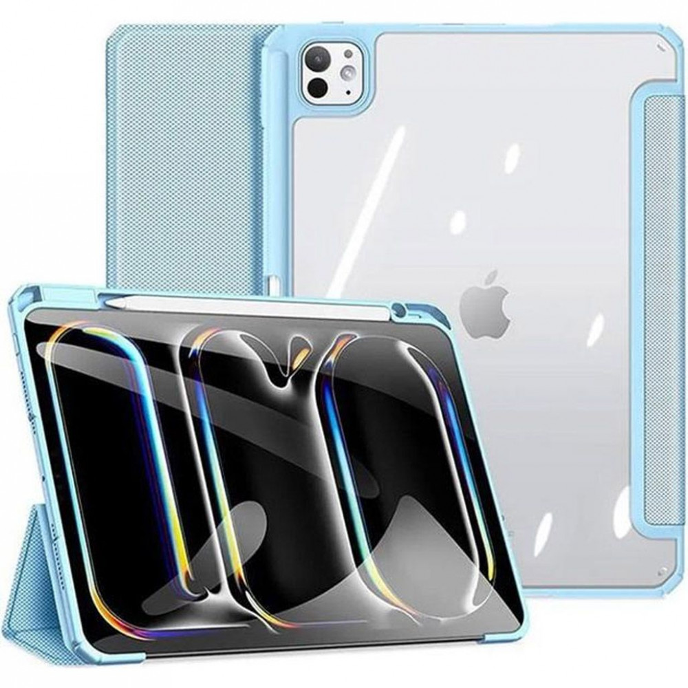 Чехол-книжка (полиуретановый) Apple iPad Pro 11" 2024 Dux Ducis Toby Series Blue