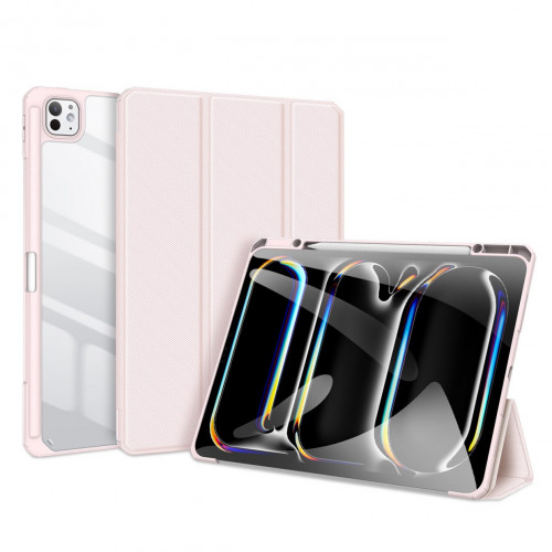 Чохол-книжка (поліуретановий) Apple iPad Pro 11" 2024 Dux Ducis Toby Series Pink