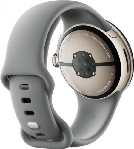 Google Pixel Watch 3 41 mm Wi-Fi Champagne Gold Aluminum Case/Hazel Active Band