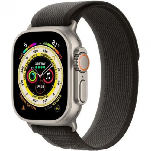 Apple Watch Ultra GPS + Cellular 49mm Titanium Case with Black/Gray Trail Loop - M/L (MQF53, MQFX3) (Відмінний стан)