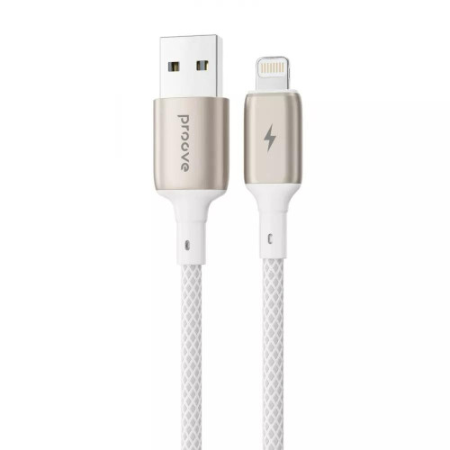 Proove Dense Metal USB to Lightning 2.4A 1m White (CCDM20001102)