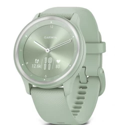 Garmin Vivomove Sport Cool Mint Case and S. Band w. Silver Accents (010-02566-03)