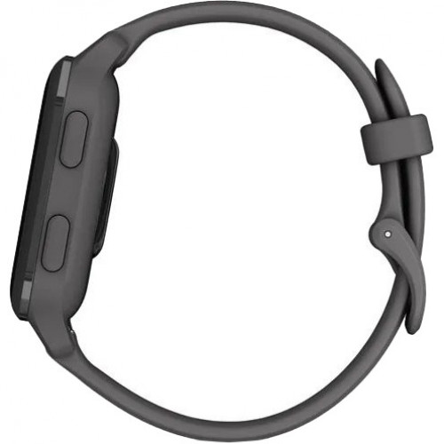 Garmin Venu Sq 2 Slate Aluminum Bezel with Shadow Gray Case and Silicone Band (010-02701-00/10)