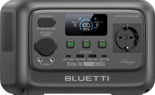 BLUETTI Elite 30 V2 600W 288Wh (P-EL30V2-EU-GY-BL-010)
