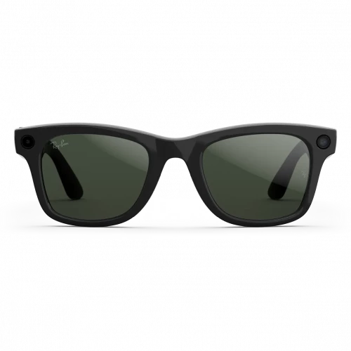 Ray-Ban Skyler Shiny Black Frame/Green Lenses (RW4010 601/9A 52)
