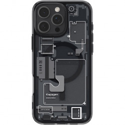 Чохол-накладка (силіконовий) Apple iPhone 17 Pro Max Spigen Ultra Hybrid MagSafe Zero One Black (ACS10289)