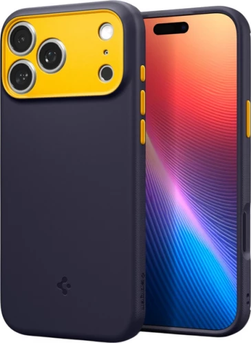 Чохол-накладка (силіконовий) Apple iPhone 17 Pro Max Spigen Nano Pop with MagSafe Blueberry Navy (ACS10260)