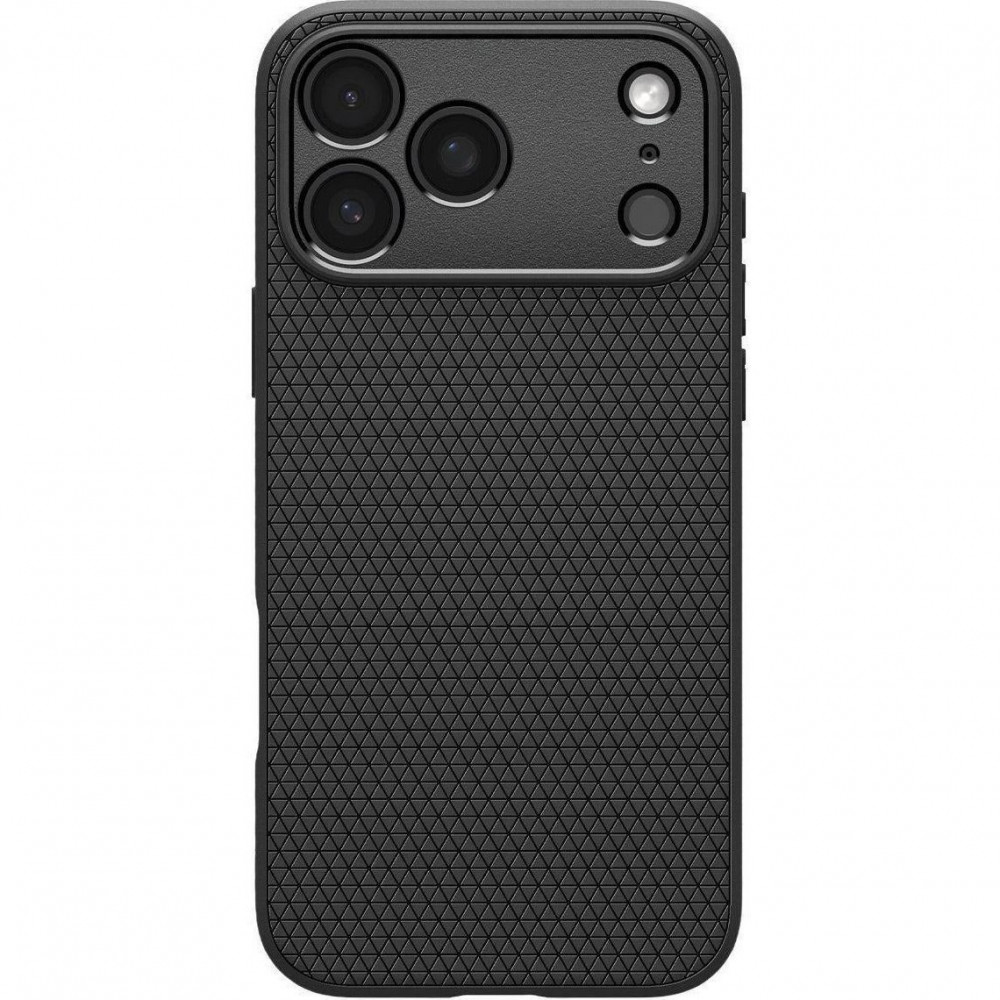 Чехол-накладка (силиконовый) Apple iPhone 17 Pro Spigen Liquid Air Matte Black (ACS10331)