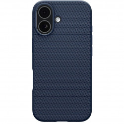 Чохол-накладка (силіконовий) Apple iPhone 17 Spigen Liquid Air Matte Navy Blue (ACS10370)