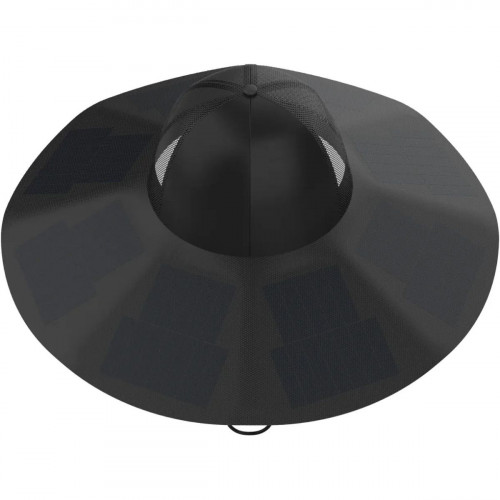 Сонячний капелюх EcoFlow Solar Hat 12W - Чорний