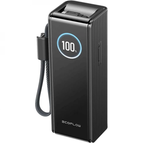 Power Bank EcoFlow RAPID з кабелями 25000mAh чорний