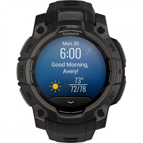 Garmin Instinct 3 45mm AMOLED Black with Black Band (010-02936-00/40)