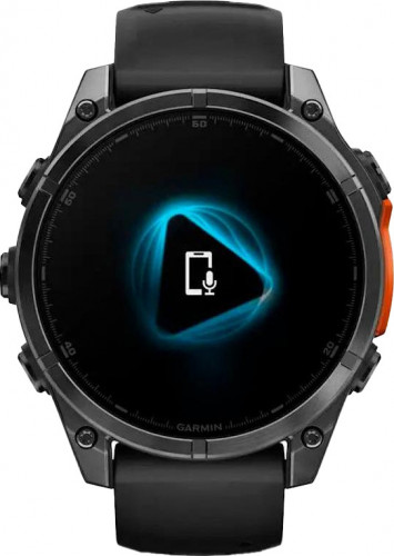 Garmin Fenix 8 47mm AMOLED Slate Gray with Black Silicone Band (010-02904-00/09)