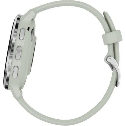Garmin Venu 3S Silver S. Steel Bezel w. Sage Gray Case and S. Band (010-02785-01/51)