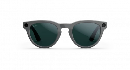 Ray-Ban Meta Headliner Gen2 Stand.Shiny AsteroidGrey Frame/Clear to Emerald Transit.Lens RW4013 6702CE 50-23