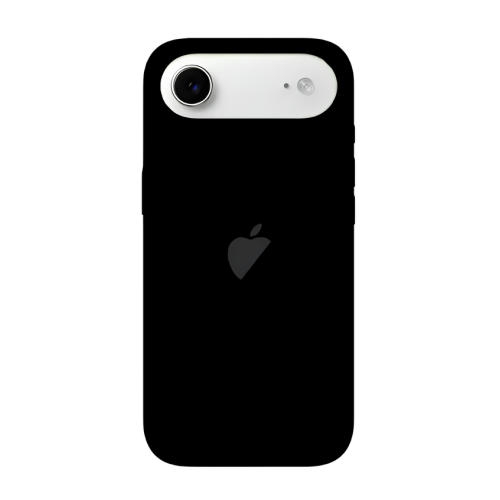Чохол-накладка (силіконовий) для iPhone Air Silicone Case High Copy with MagSafe & Button Black