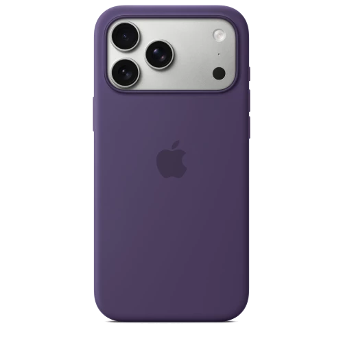 Чохол-накладка (силіконовий) для iPhone 17 Pro Max Silicone Case High Copy with MagSafe & Button Purple Fog