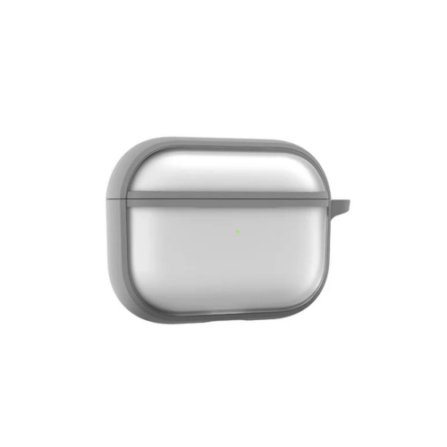 Чохол-накладка (силіконовий) Apple AirPods Pro 3 Benks Mist Grey