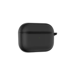 Чохол-накладка (силіконовий) Apple AirPods Pro 3 Benks Mist Black