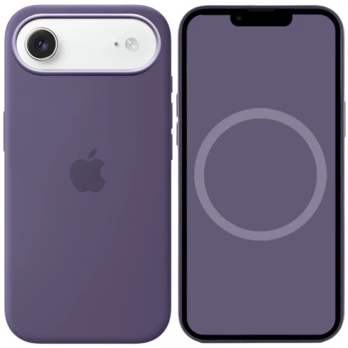 Чехол-накладка (силиконовый) для iPhone Air Silicone Case High Copy with MagSafe & Button Purple Fog