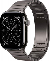 Apple Watch Series 11 GPS + Cellular 46mm Slate Tit. Case w. Slate Link Bracelet (MFC14+MXMK3)