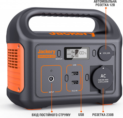 Зарядна станція Jackery Explorer 240EU