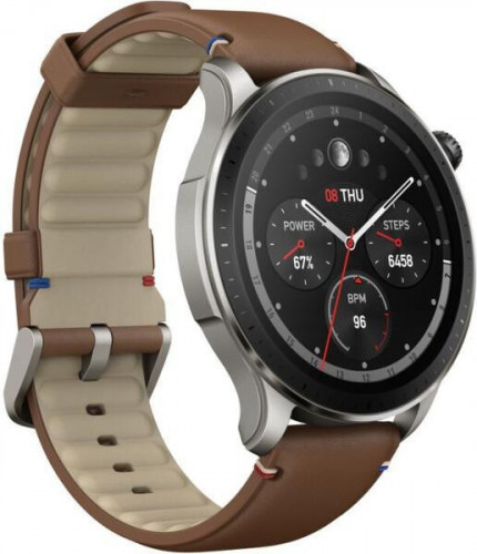 Amazfit GTR 4 Vintage Brown Leather