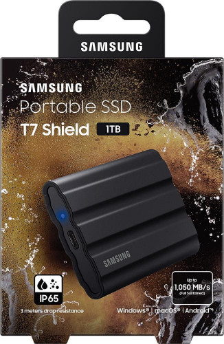 Samsung T7 Shield 1 TB Black (MU-PE1T0S)