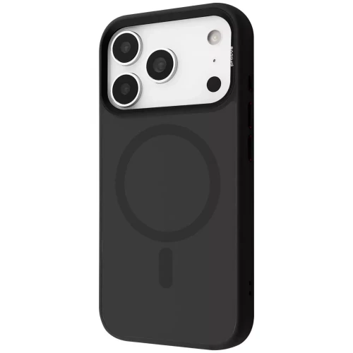 Чехол-накладка (силиконовый) Apple iPhone 17 Pro Proove Sapphire Case with Magnetic Ring Black Titanium