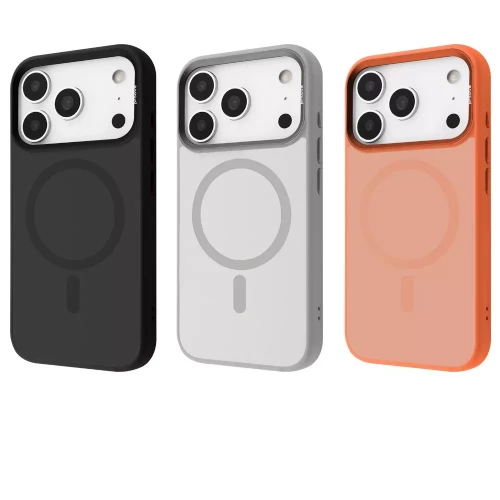 Чехол-накладка (силиконовый) Apple iPhone 17 Pro Proove Sapphire Case with Magnetic Ring Black Titanium