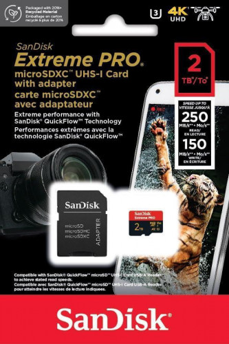 SanDisk 2 TB microSDXC Extreme PRO (SDSQXCD-2T00-GN6MA)