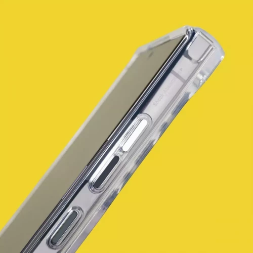 Чехол-накладка (силиконовый) Samsung S25 Ultra WAVE Clear Case with Magnetic Ring Clear