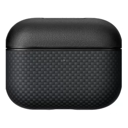 Чехол-накладка (карбоновый) Apple AirPods Pro 3 Pitaka Aramid Fiber Magnetic Case Black/Gray