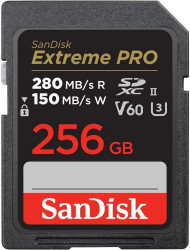 SanDisk 256 GB SDXC Extreme Pro UHS-II U3 V60 Class 10 (SDSDXEP-256G-GN4IN)